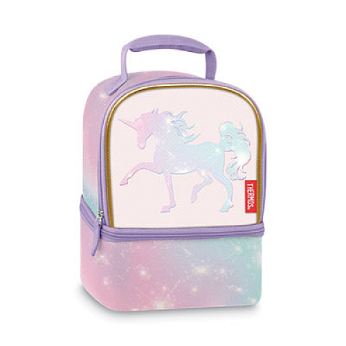 Thermos Lunch Bag, Polyester, 5.5 x 9.5 x 5, Sparkle/Pastels (N321092006)