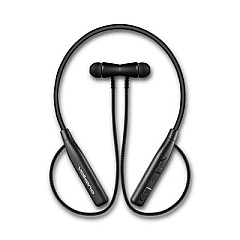 Volkano Aeon+ Series Wireless Bluetooth 5.0 Stereo Earphones with Flexible Headband, Black (VK1010BK)