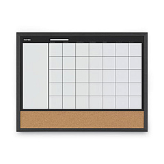 MasterVision 3-In-1 Combo Planner, 24.21" x 17.72", White, MDF Frame (MX04511161)