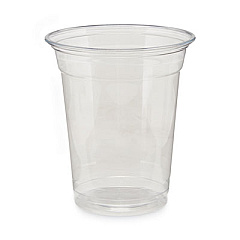 Dixie Clear Plastic PETE Cups, 12 oz, 25/Sleeve, 20 Sleeves/Carton (CPET12DX)