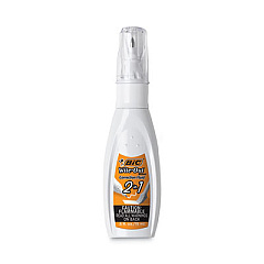 BIC Wite-Out 2-in-1 Correction Fluid, 15 mL Bottle, White (WOPFP11)