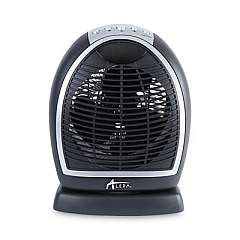Alera Digital Fan-Forced Oscillating Heater, 1500W, 9.25" x 7" x 11.75", Black (ALEHEFF12B)