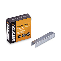 Bostitch Heavy-Duty Premium Staples, 0.41" Leg, 0.5" Crown, Carbon Steel, 1,000/Box (SB35PHD1M)