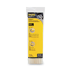 Stanley Bostitch Dual Temperature 10" Glue Sticks, 0.45" x 10", Dries Clear, 12/Pack (GS25DT)