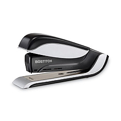 Bostitch Spring-Powered Premium Desktop Stapler, 25-Sheet Capacity, Black/Silver (1140)