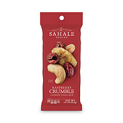 Sahale Snacks Glazed Mixes, Raspberry Crumble Cashew Trail Mix, 1.5 oz Pouch, 18/Carton (900362)