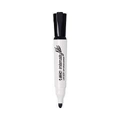 BIC Intensity Low Odor Chisel Tip Dry Erase Marker, Broad Chisel Tip, Black, 36/Pack (GDEM36BK)