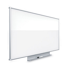 Quartet Silhouette Total Erase Whiteboard, 50 x 28, Silver Aluminum Frame (C5028)