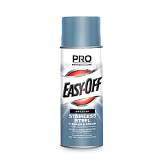 Professional EASY-OFF Stainless Steel Cleaner and Polish, 17 oz Aerosol Spray, 6/Carton (76461CT)