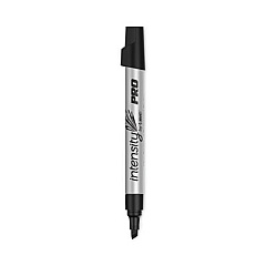 BIC Intensity Metal Pro Permanent Marker, Broad Pro Chisel Tip, Black, Dozen (PMIT11BK)