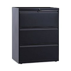 Alera Lateral File, 3 Legal/Letter/A4/A5-Size File Drawers, Charcoal, 30" x 18" x 39.5" (ALELF3041CC)
