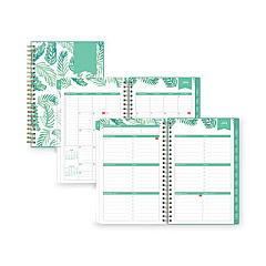 Blue Sky Day Designer Academic Year Weekly/Monthly Frosted Planner, Palms Artwork, 8 x 5, 12-Month (July-June): 2022-2023 (137892)