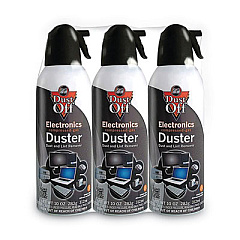 Dust-Off Disposable Compressed Air Duster, 10 oz Can, 3/Pack (DPSXL3)