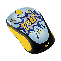 Logitech Design Collection Wireless Optical Mouse, 2.4 GHz Frequency/33 ft Wireless Range, Left/Right Hand Use, Pow (910006122)