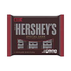 Hershey's Special Dark Mildly Sweet Chocolate Bar, 1.45 oz Bar, 6 Bars/Pack, 2 Packs/Box (24601149)