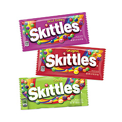Skittles Chewy Candy Variety Box, 2.17 oz Bag, 34 Bags/Box (22000104)