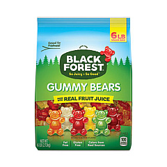Black Forest Gummy Bears, Assorted, 6 lb Bag (22000585)