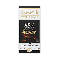 Lindt Excellence 85% Cocoa Bar, 3.5 oz Bar, 12 Count (30101016)
