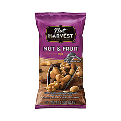 Nut Harvest Nut and Fruit Mix, 2.25 oz Pouch, 8 Count (29500001)