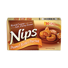 Nestle Nips Hard Candy, Peanut Butter Parfait, 4 oz Pack, 12 Packs (20900473)