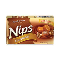 Nestle Nips Hard Candy, Caramel, 4 oz Pack, 12 Packs (20900471)