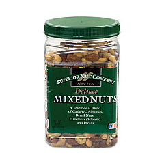 Superior Nut Company Deluxe Mixed Nuts, 30 oz Jar (25900023)