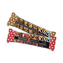 KIND Variety Pack, Dark Chocolate Cherry Cashew/Peanut Butter Dark Chocolate, 1.4 oz, 18 Bars/Box (22000495)