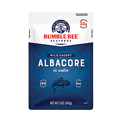 Bumble Bee Premium Albacore Tuna Pouches, 5 oz Pouch, 4/Pack (22000688)