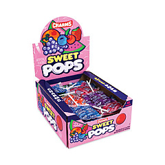 Charms Sweet Pop, 1.95 lb, Assorted Flavors, 48/Box (20900129)