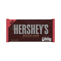 Hershey's Special Dark Mildly Sweet Chocolate Bar, 6.8 oz Bar, 3/Box (24600356)