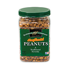Superior Nut Company Honey Roasted Peanuts, 32 oz Jar (25900015)