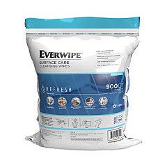Everwipe Cleaning and Deodorizing Wipes, 6 x 8, Lemon, 900/Bag, 4 Bags/Carton (11100)