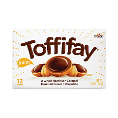Storck Toffifay Caramel Candy, 3.5 oz Box, 4/Pack (30200003)