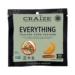 Craize Everything Seasoned Toasted Corn Crackers, 0.77 oz Bag, 24/Pack (33500003)