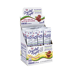 Crystal Light On-The-Go Sugar-Free Drink Mix, Raspberry Green Tea, 0.12 oz Single-Serving, 30/Pk, 2 Pk/Box (30700157)