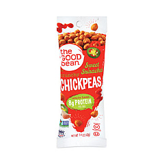 The Good Bean Grab+Go Sweet Sriracha Crunchy Chickpeas, 1.4 oz Bag, 10/Carton (30700268)
