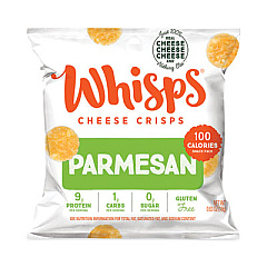 Whisps Parmesan Cheese Crisps, 0.63 oz Bag, 28/Carton (30700224)