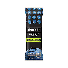 That's it. Nutrition Bar, Probiotic Blueberry Fruit, 1.2 oz Bar, 12/Box (30700258)