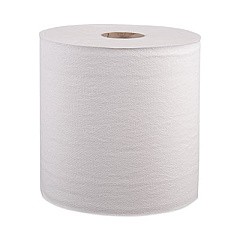 Windsoft Hardwound Roll Towels, 8" x 800 ft, White, 12 Rolls/Carton (WIN1290B)