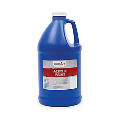 Handy Art Acrylic Paint, Blue, 64 oz Bottle (102060)