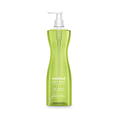 Method Dish Soap Pump, Hour-Glass Bottle Shape, Lime and Sea Salt Scent, 18 oz Pump Bottle (10184EA)