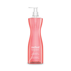 Method Dish Soap Pump, Hour-Glass Bottle Shape, Pink Grapefruit Scent, 18 oz Pump Bottle (10468EA)