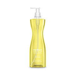 Method Dish Soap Pump, Hour-Glass Bottle Shape, Lemon Mint Scent, 18 oz Pump Bottle (10186EA)