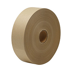 General Supply Gummed Kraft Sealing Tape, 3" Core, 2" x 600 ft, Brown, 12/Carton (UNV2163)