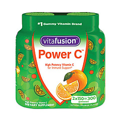 vitafusion Power C Gummy Vitamins with Immune Support for Adults, 150/Bottle, 2 Bottles/Pack (22000637)