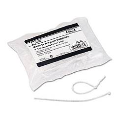 SecurIT 5" Self-locking Plastic Seals, 250 Seals/Pack, Clear (94190008)