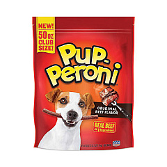Pup-Peroni Original Beef Flavor Dog Snack Sticks, 50 oz Pouch (22000716)