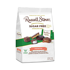 Russell Stover Sugar Free Chocolates, 5 Flavor Mix, 17.75 oz Bag (20900357)