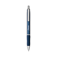 Sharpie S-Gel S-Gel Premium Metal Barrel Gel Pen, Retractable, Medium 0.7 mm, Black Ink, Blue Barrel, 4/Pack (2153654)