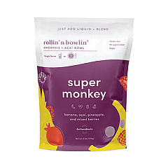rollin' n bowlin' Super Monkey Acai Bowl, 6.3 oz Pouch, 4/Pack (90300265)